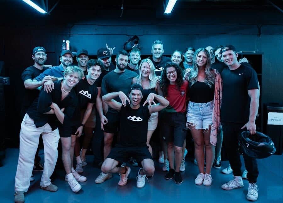 Group photo at an event