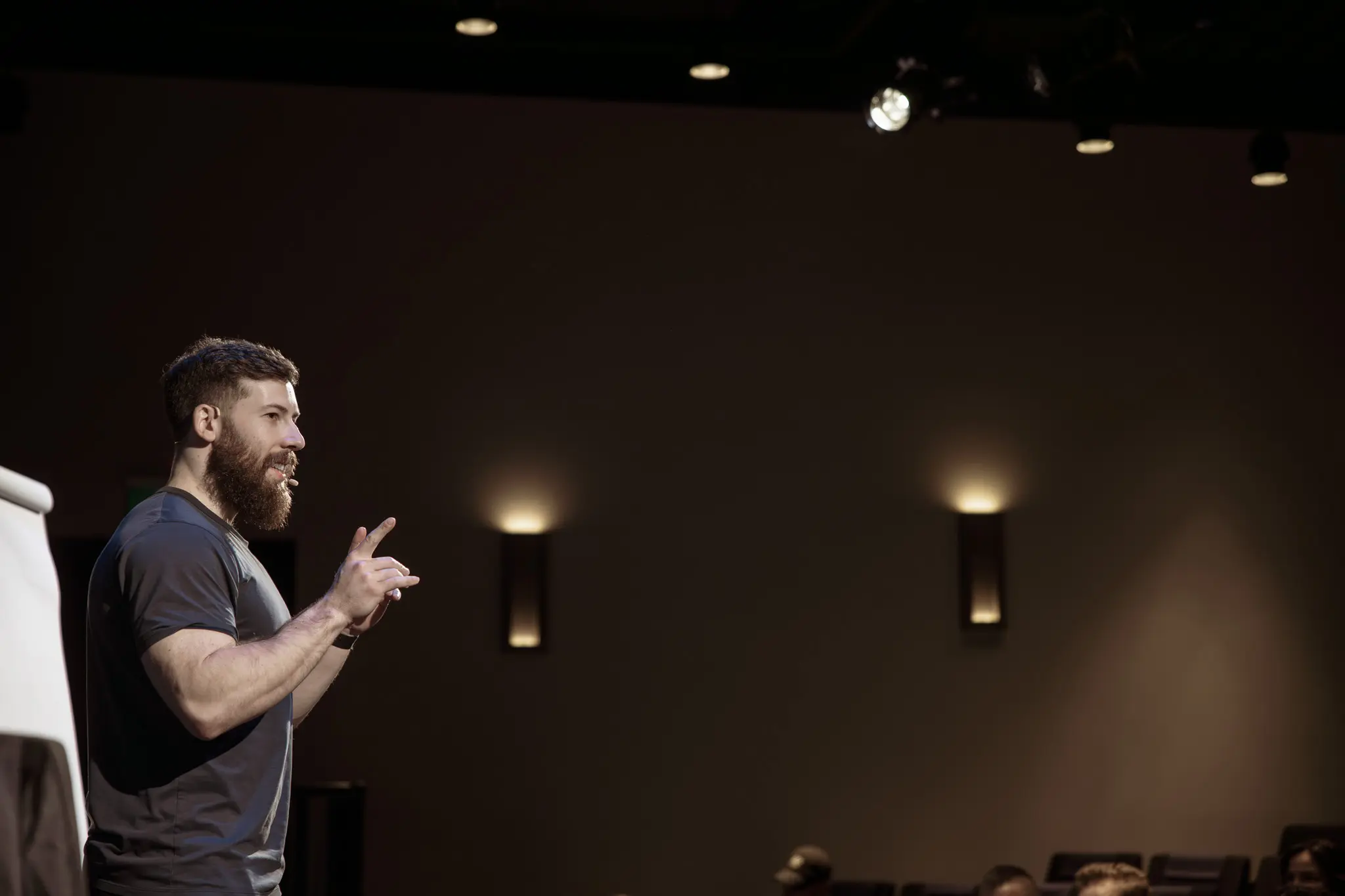 An operator sharing ideas at the Martell Ventures summit